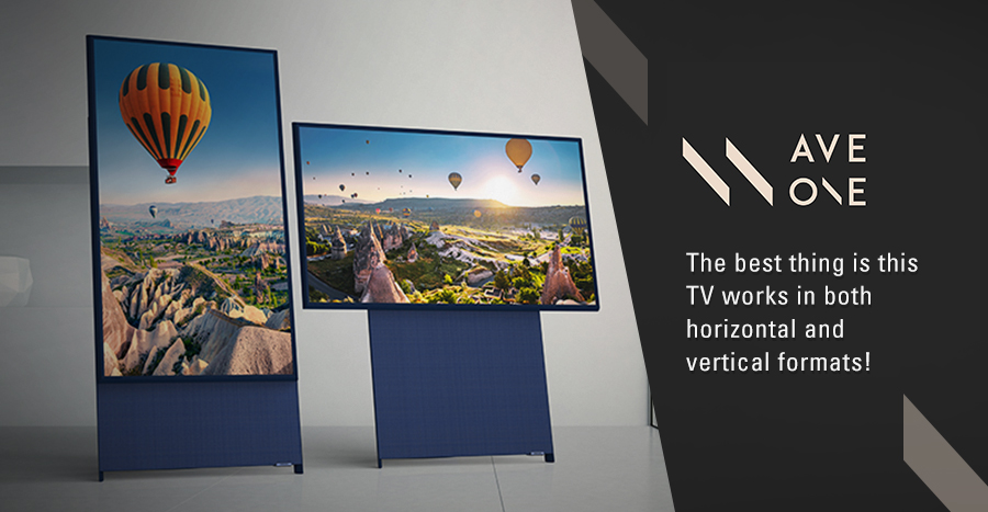 Samsung meluncurkan The Sero, TV vertikal pertama di dunia yang menonton video potret